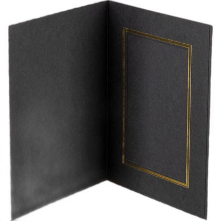 Tap T-50 Black and Gold Folder 4x6 (25-Pack)
