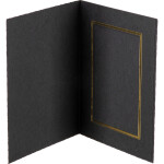 Tap T-50 Black and Gold Folder 4x6 (25-Pack) 0