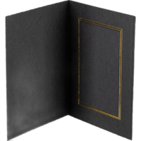 Tap T-50 Black and Gold Folder 4x6 (25-Pack) 0