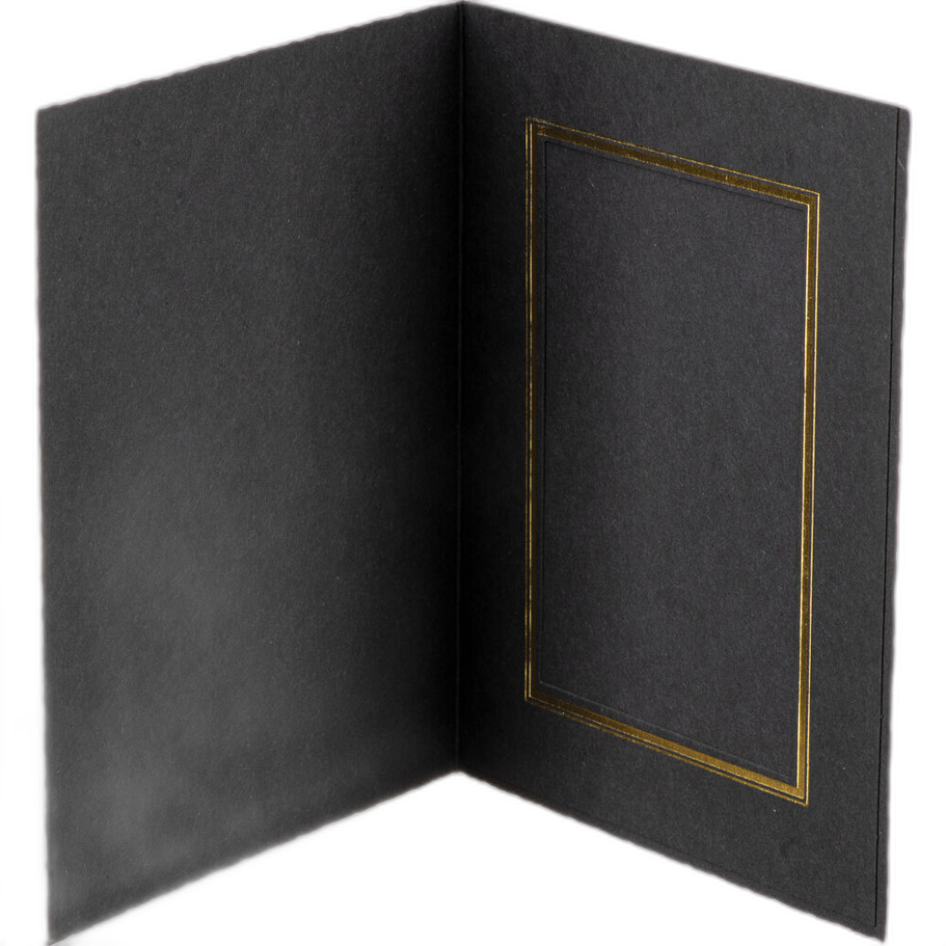 Tap T-50 Black and Gold Folder 4x6 (25-Pack)