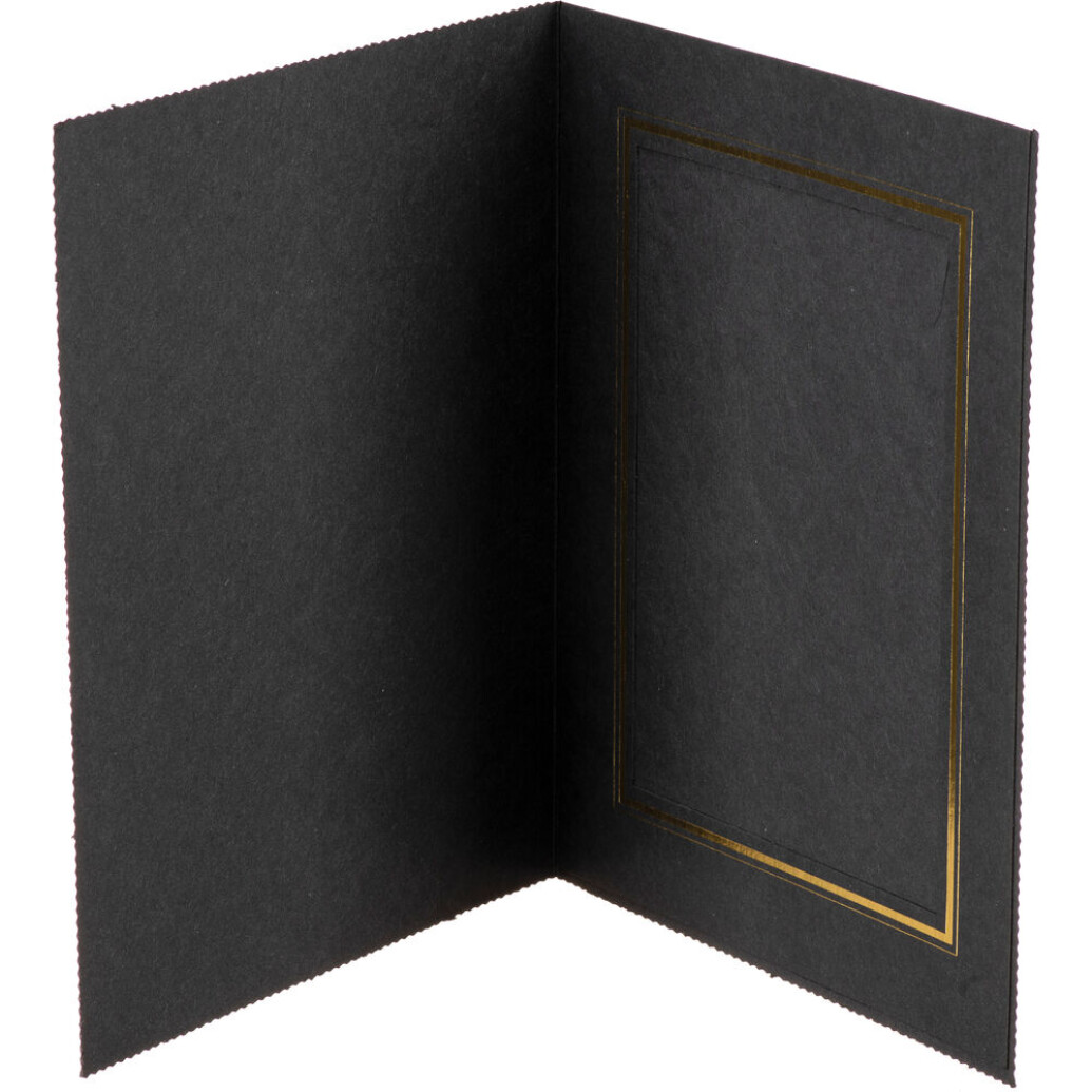 Tap T-50 Black and Gold Folder 5x7 (25-Pack)