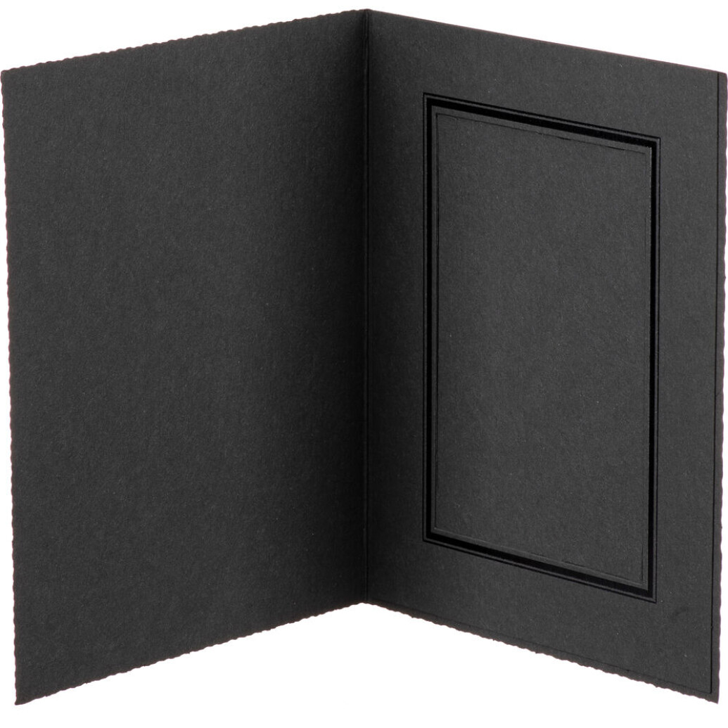 Tap T-50 Black and Black Folder 4x6 (25-Pack)