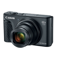 Used Canon PowerShot SX740 HS Digital Camera - Black- Excellent Condition 0