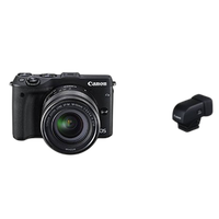 Used Canon M3 Mirrorless Camera w/18-55mm Black and EVF-DC1 - Excellent 0