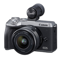 Used Canon M6 Mark II with 15-45mm Lens  and  Viewfinder - Excellent 0