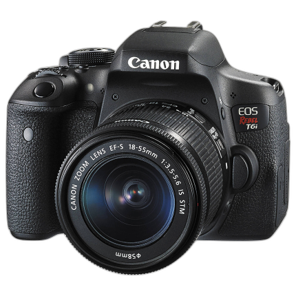 Used Canon T6i w/ 18-55mm f/3.5-5.6 STM - Excellent