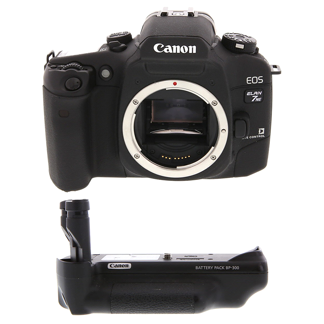 Used Canon Elan 7NE Body w/ BP-300 - Excellent