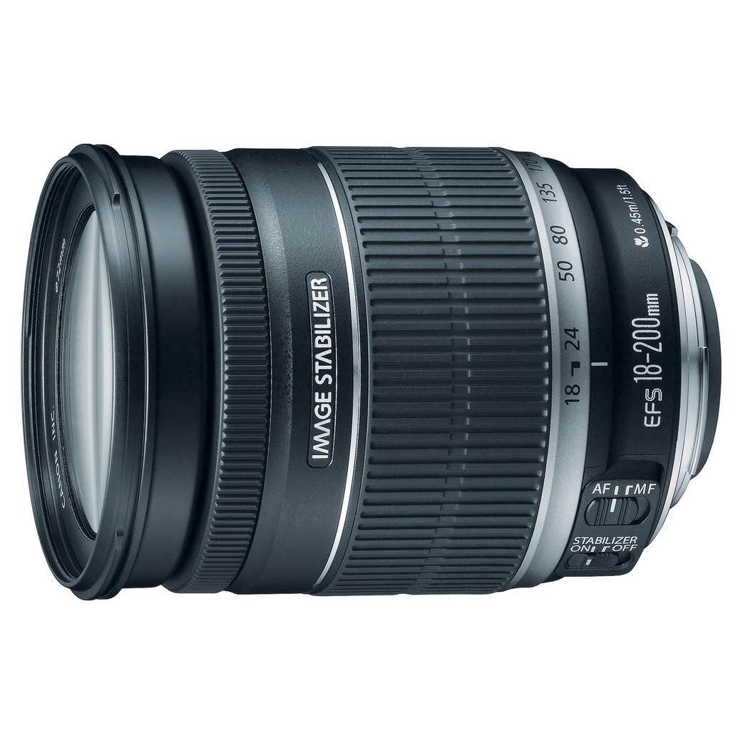 Used Canon EF-S 18-200mm f/3.5-5.6 IS Standard Zoom Lens - Excellent