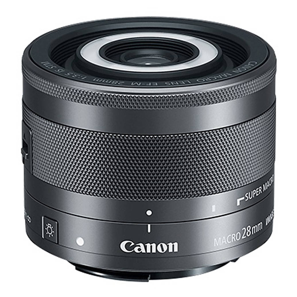 Used Canon EF-M 28mm f3.5 Marco IS STM Lens for Canon EF-M Mount Cameras - E