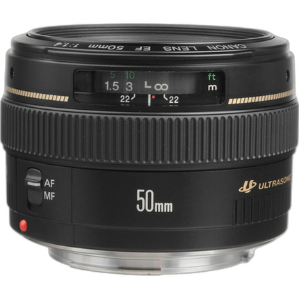 Used Canon EF 50mm f/1.4 USM Standard Lens - Excellent