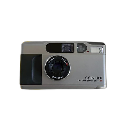 Used Contax T2 35MM Point and Shoot (Silver) - Excellent Condition