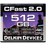 Used Delkin Devices 512GB Cinema CFast 2.0- Excellent Condition 1