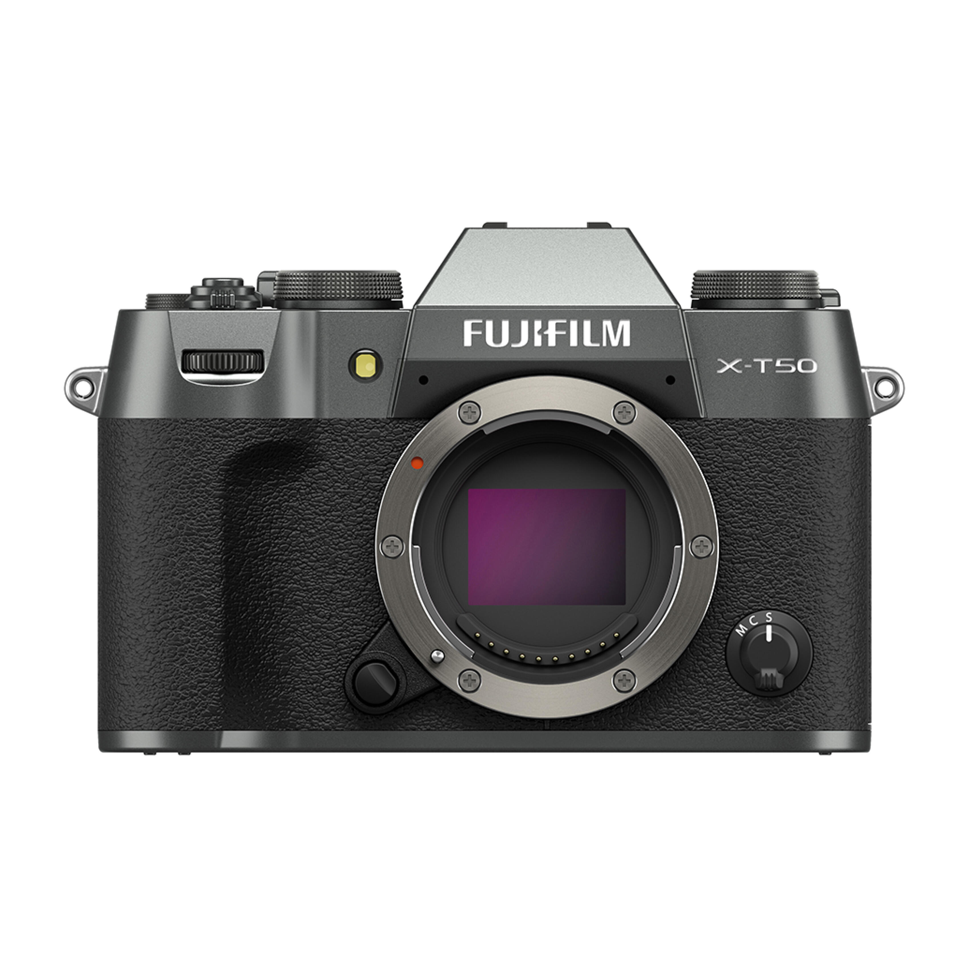 Used Fujifilm X-T50 (Body Only, Charcoal Silver)- Excellent Condition