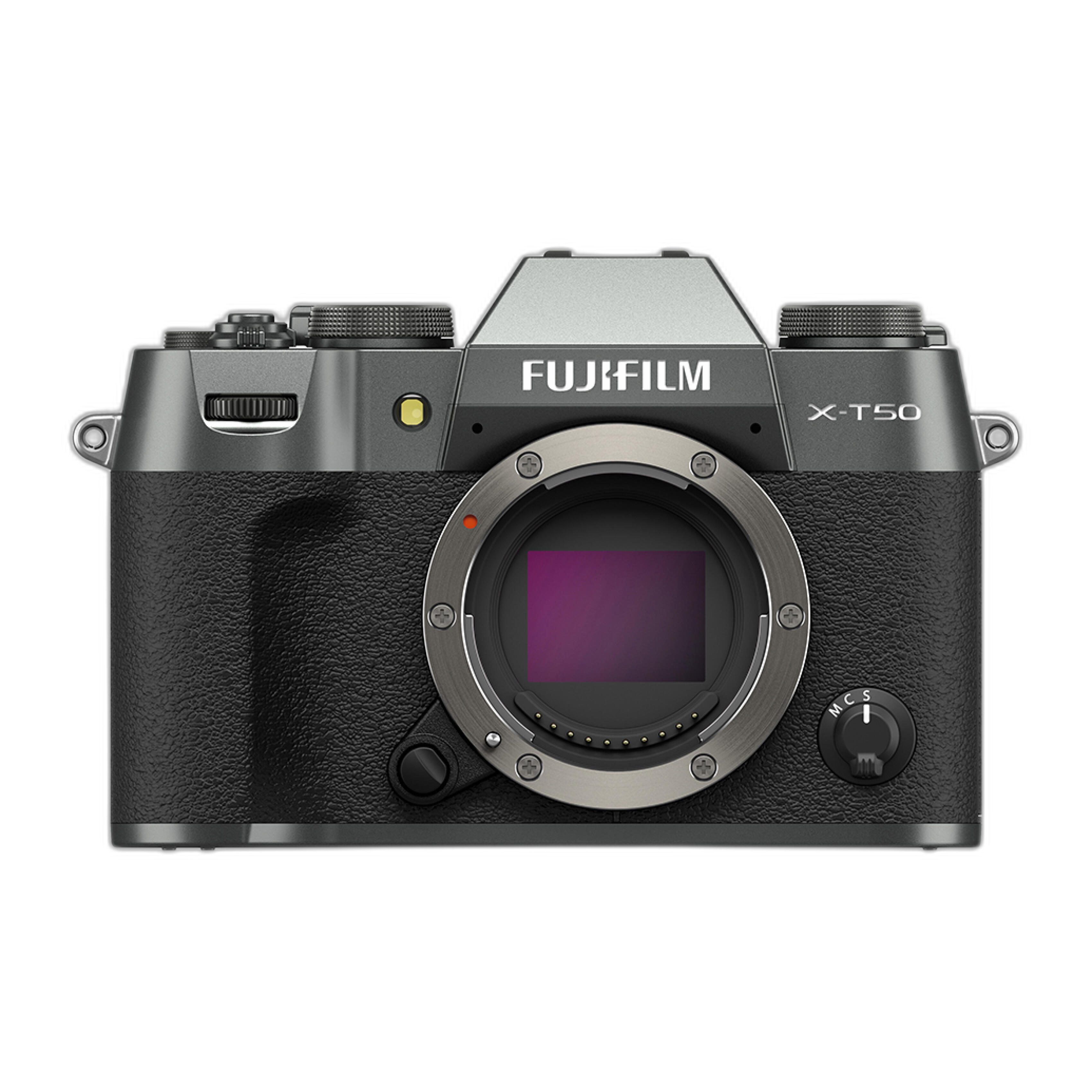 Used Fujifilm X-T50 (Body Only, Charcoal Silver)- Excellent Condition