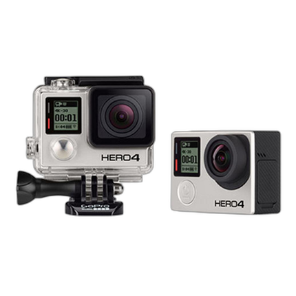 Used GoPro Hero 4 Black w/ 4 Batteries, Dual Charger - Excellent