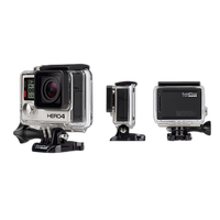 Used GoPro Hero 4 Black w/ 4 Batteries, Dual Charger - Excellent 1