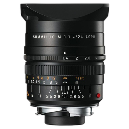 Used Leica 24mm F/1.4 Summilux-M (Black) - Excellent