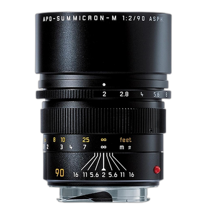 Used Leica 90mm f/2.0 APO Summicron M Aspherical Lens 11884 - Excellent