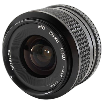 Used Minolta MD 28mm f2.8 W Rokkor X - Excellent