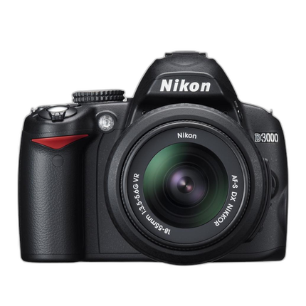 Used Nikon D3000 W/ 18-55mm VR Lens - Excellent