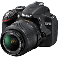 Used Nikon D3200 DSLR with 18-55mm VR Lens (Black) - Excellent 0