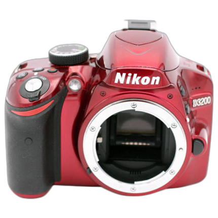 Used Nikon D3200 Body Only (Red) - Excellent
