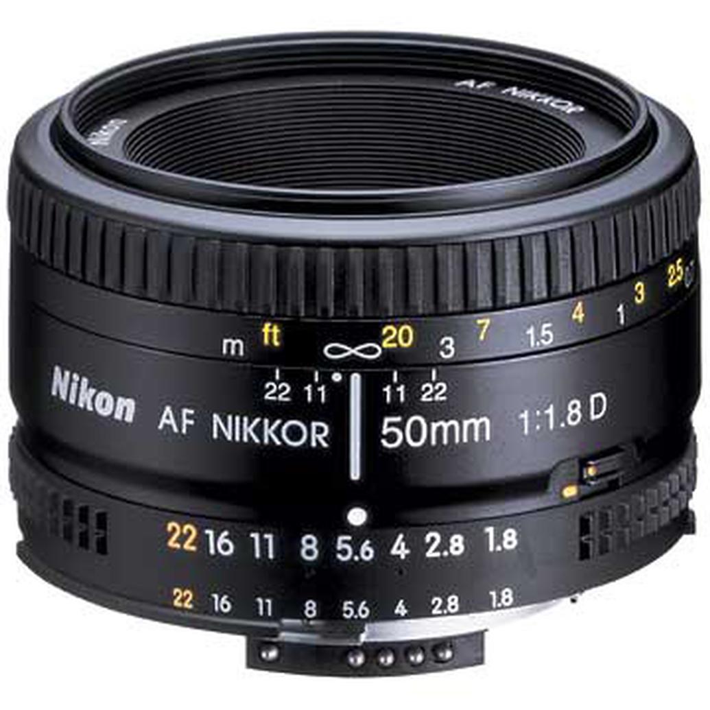 Used Nikon AF Nikkor 50mm f/1.8D - Excellent