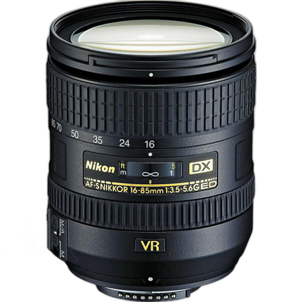 Used Nikon 16-85mm f/3.5-5.6G ED VR AF-S DX - Excellent