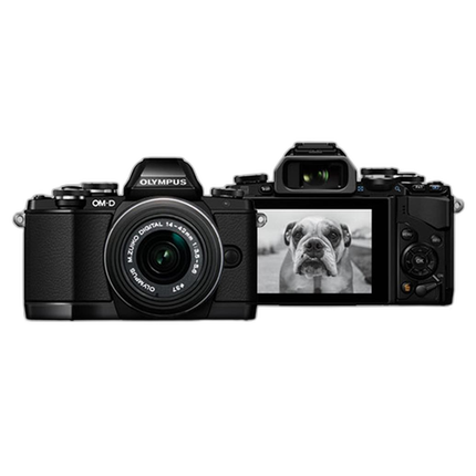 Used Olympus OM-D E-M10 w/ 14-42 (Black) - Excellent