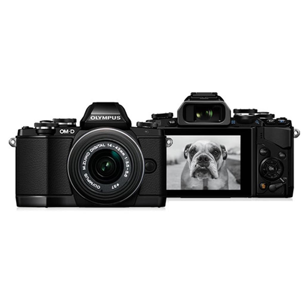 Used Olympus OM-D E-M10 w/ 14-42 (Black) - Excellent