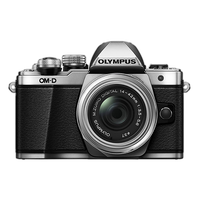 Used Olympus E-M10 Mark II Mirrorless Camera w/14-42mm II R (Silver) - Excel 1