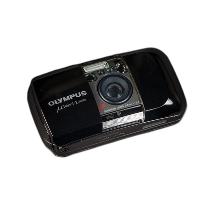Used Olympus MJU-1 Limited Edition Film Point and Shoot Camera with Box - Ex