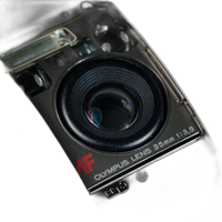 Used Olympus MJU-1 Limited Edition Film Point and Shoot Camera with Box - Ex 8