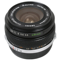 Used Olympus OM 28mm f/3.5 Auto-W - Excellent 0