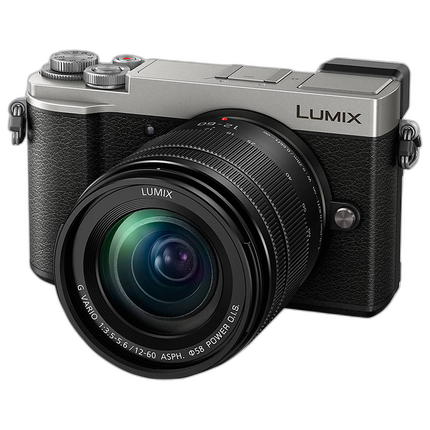 USED EXCELLENT CONDITION GX9 SILVER W/12-60MM