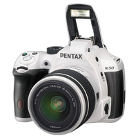 Used Pentax K-50 W/ 18-55mm (White) - Excellent 1