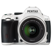Used Pentax K-50 W/ 18-55mm (White) - Excellent 2