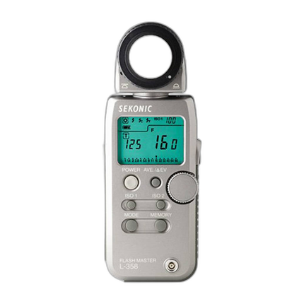 Used Sekonic L-358 Light Meter (Box, case, strap) Excellent Condition