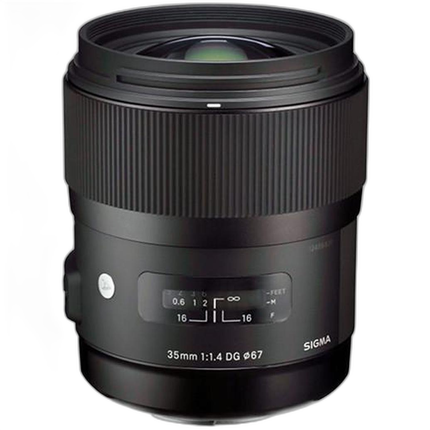 Used Sigma DG HSM ART 35mm f/1.4 Lens for Sony A Mount - Black