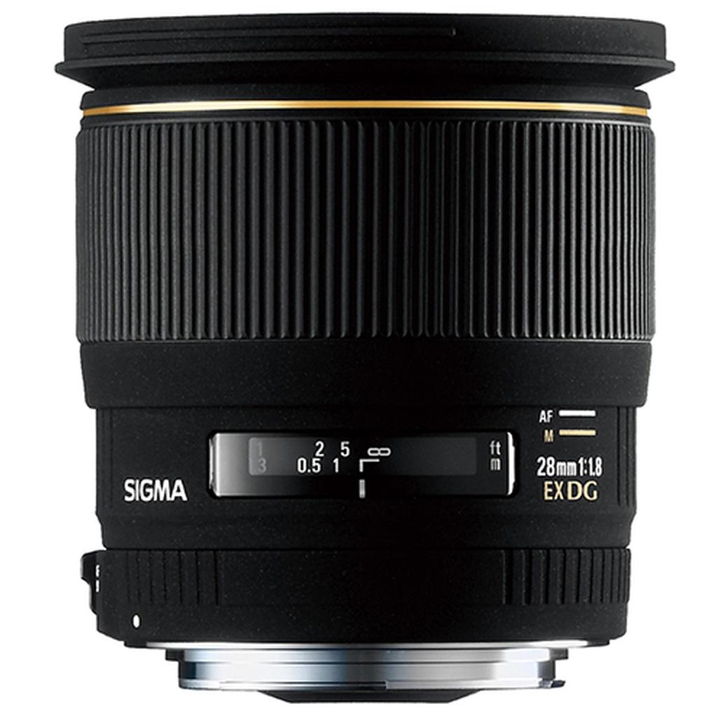 Used Sigma 28mm f/1.8 EX DG Lens for Canon EF - Excellent