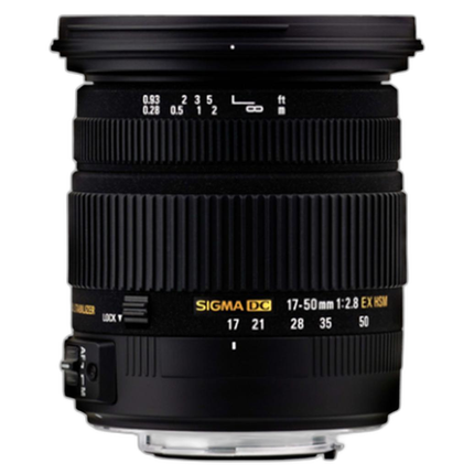 Used Sigma 17-50mm f/2.8 EX DC OS HSM Lens for Canon EF - Excellent