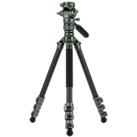 Used Excellent Tilta VT05 Travel Video Carbon Fiber Tripod - Forest Green 3