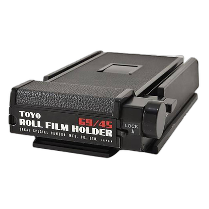 Used Toyo Roll Film Holder 69/45 For Large Format Cameras - Excellent