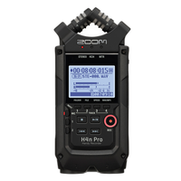 Used Excellent Zoom H4N Pro 4-Input/4-Track Portable Handy Recorder (All Bla 0