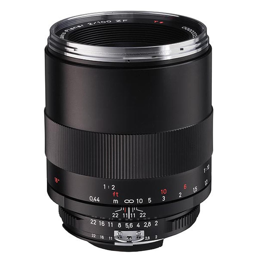 Used Zeiss 100mm F 2.0 ZF-2 MakroPlanar T* F/Nikon F - Excellent