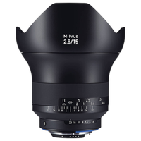 Used Zeiss 15mm f/2.8 Milvus ZF.2 Lens for Nikon F - Excellent 10