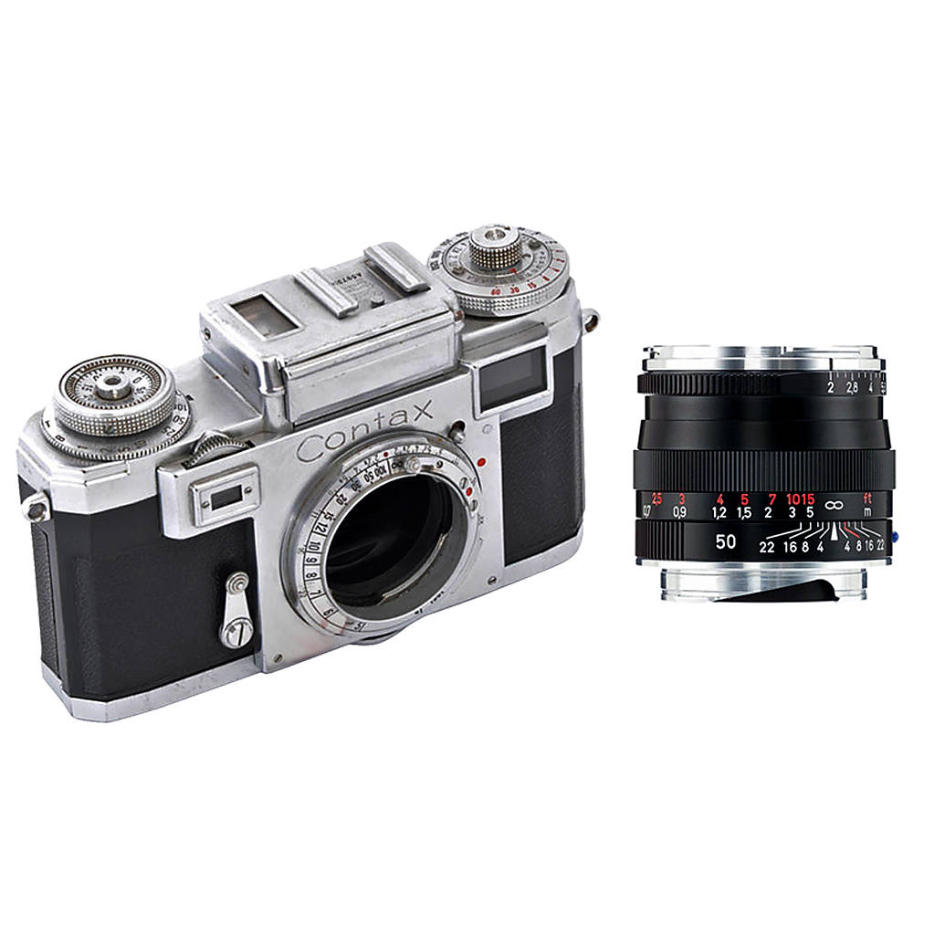Used Contax IIIa Rangefinder W/ Ziess 50MM F/2 - Fair