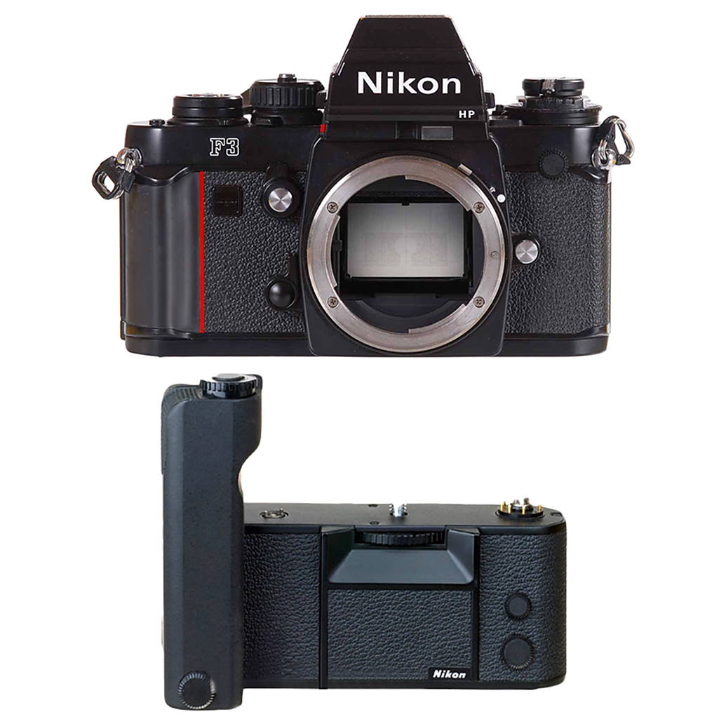 Used Nikon F3 w/ MD-4 Motor Drive - Fair