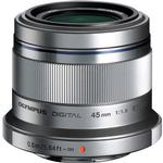 Used Olympus 45mm f/1.8 Lens (Silver) - Fair 0