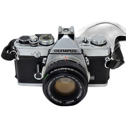 Used Olympus OM-1N 35mm Film SLR w/ 50mm f/1.8 - Fair